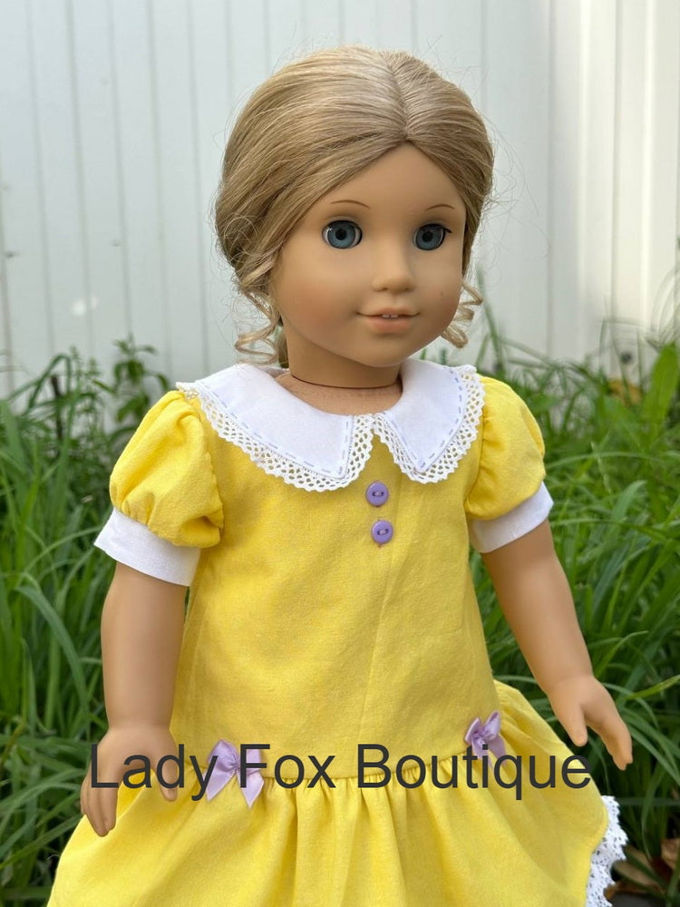 Lady Fox Boutique Ruby Red Fashion Friends Garden Whisper Dress 18 Inch Doll Clothes Pattern Pixie Faire
