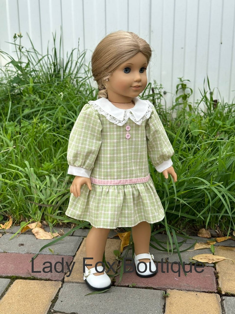 Lady Fox Boutique Ruby Red Fashion Friends Garden Whisper Dress 18 Inch Doll Clothes Pattern Pixie Faire