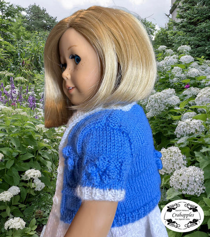 Crabapples Knitting Pocket Posies 18" Doll Clothes Knitting Pattern Pixie Faire