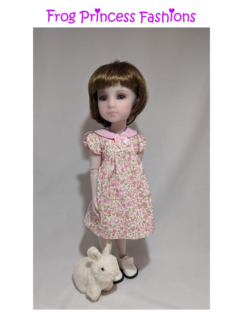 Frog Princess Fashions Easter Finery Dress Doll Clothes Pattern 14.5-15 inch Dolls Frog Princess Fashions Easter Finery Dress Doll Clothes Pattern 14.5-15 inch Dolls