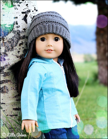 Little Abbee Crochet First Day Hat 18" Doll Crochet Pattern Pixie Faire