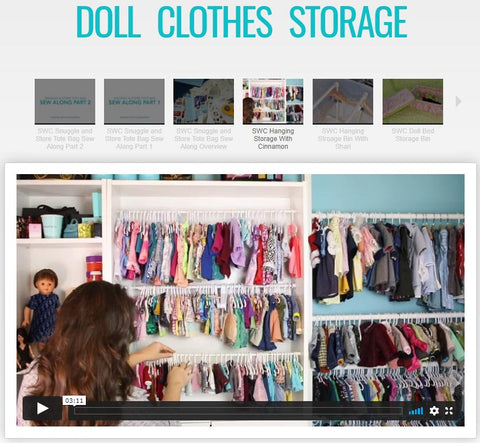 SWC Classes Doll Clothes Storage Master Class Video Course Pixie Faire