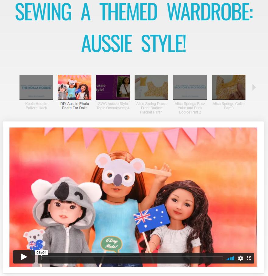 SWC Classes Sewing A Themed Wardrobe Aussie Style Master Class Video Course Pixie Faire