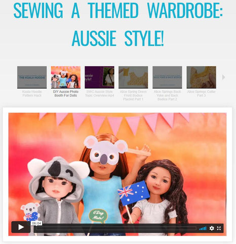 SWC Classes Sewing A Themed Wardrobe Aussie Style Master Class Video Course Pixie Faire