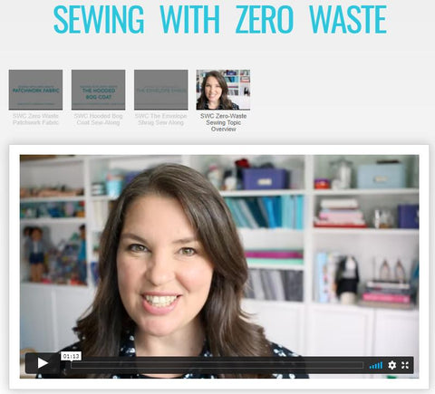 SWC Classes Sewing With Zero-Waste Master Class Video Course Pixie Faire