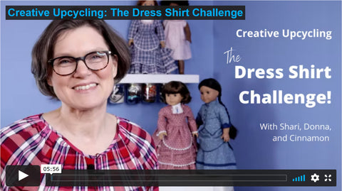 SWC Classes Creative Upcycling: The Dress Shirt Challenge Master Class Video Course Pixie Faire