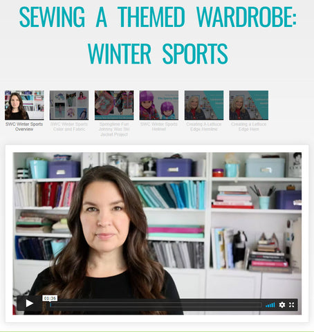 SWC Classes Sewing a Themed Wardrobe: Winter Sports Master Class Video Course Pixie Faire