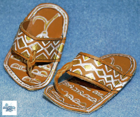 Brambelles boutique Australian Girl Cleopatra's Sandals Doll Shoe Pattern for Australian Girl Dolls Pixie Faire