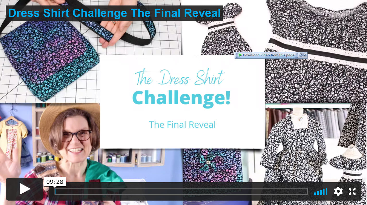 SWC Classes Creative Upcycling: The Dress Shirt Challenge Master Class Video Course Pixie Faire