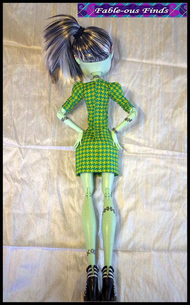 Fable-ous Finds Monster High Clown Chic Sheath Dress and Glasses Pattern for 17 inch Monster High Dolls Pixie Faire
