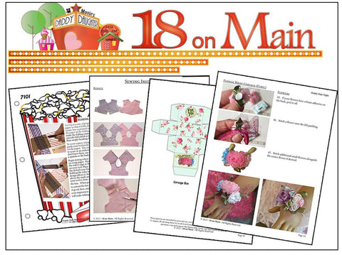 18 On Main 18 Inch Modern Daddy Date Night 18" Doll Clothes Pattern Pixie Faire