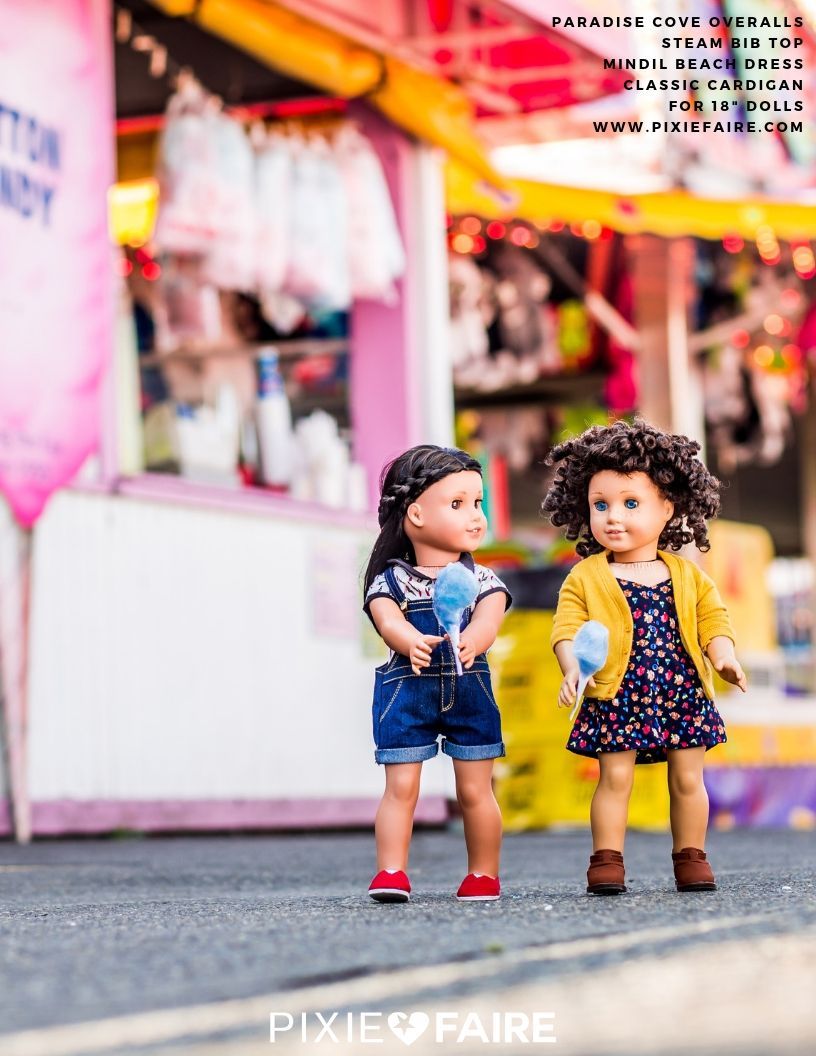 Liberty Jane 18 Inch Modern Mindil Beach Dress 18" Doll Clothes Pattern Pixie Faire