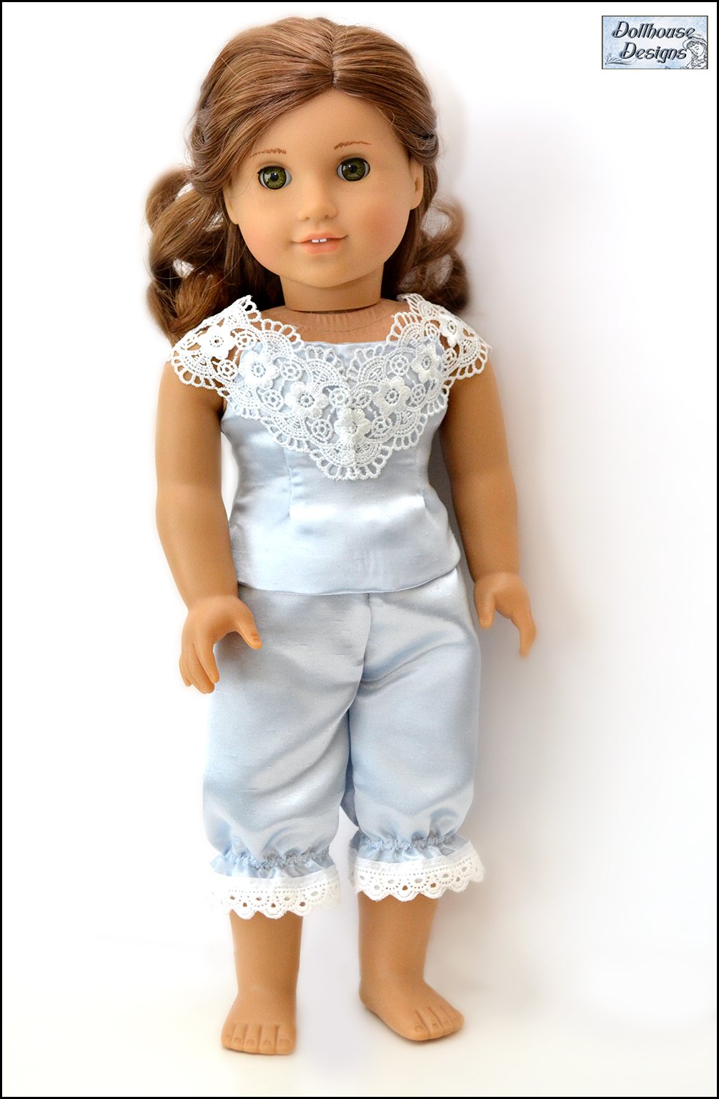 Dollhouse Designs 18 Inch Historical Victorian Underthings 18" Doll Clothes Pattern Pixie Faire