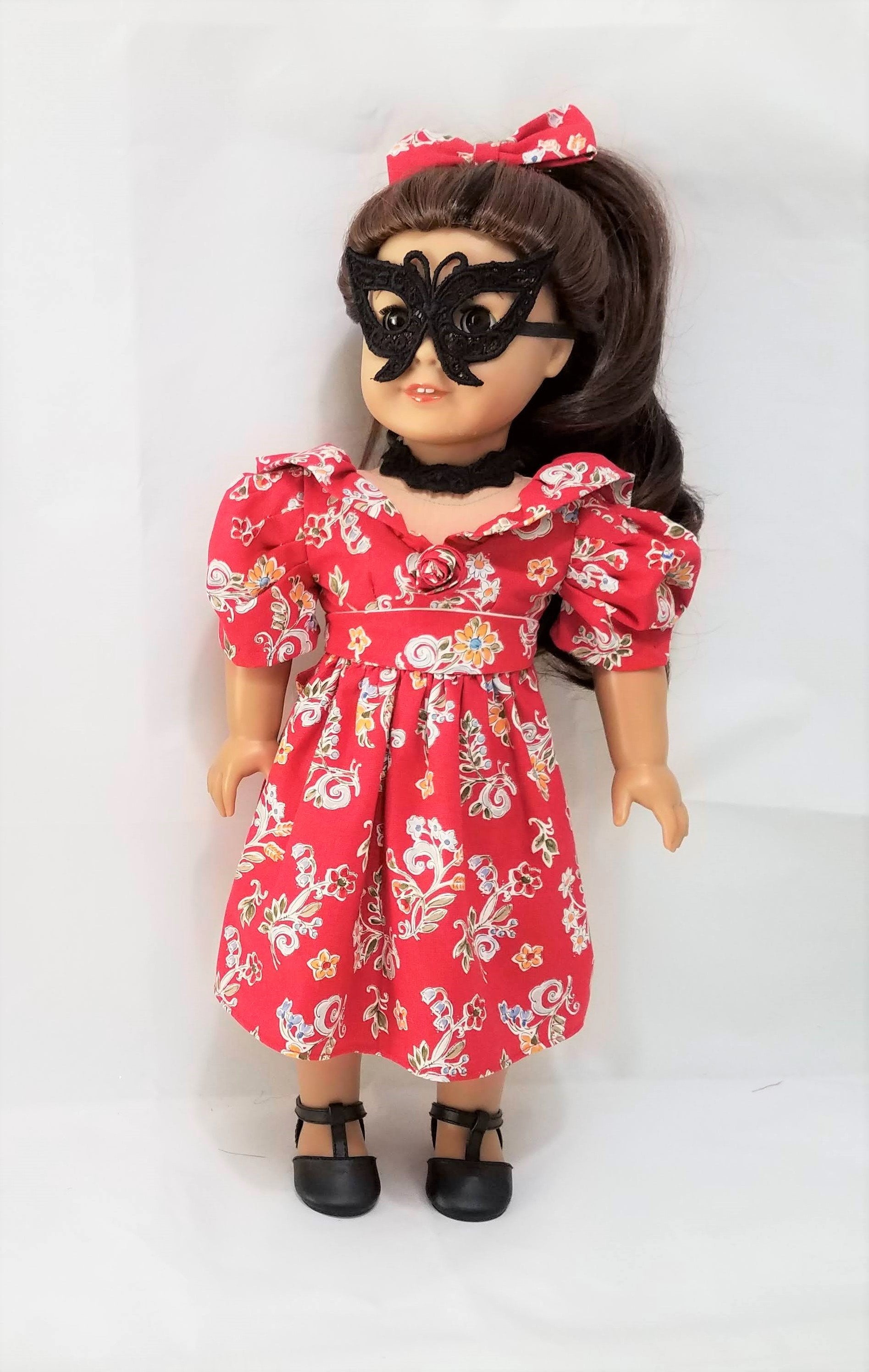 Frog Princess Fashions Machine Embroidery Design Party Like It's 1985 18" Doll Machine Embroidery Design Pixie Faire