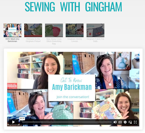 SWC Classes Sewing With Gingham Master Class Video Course Pixie Faire
