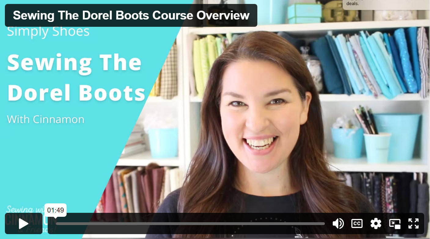 SWC Classes Sewing The Dorel Boots Master Class Video Course Pixie Faire