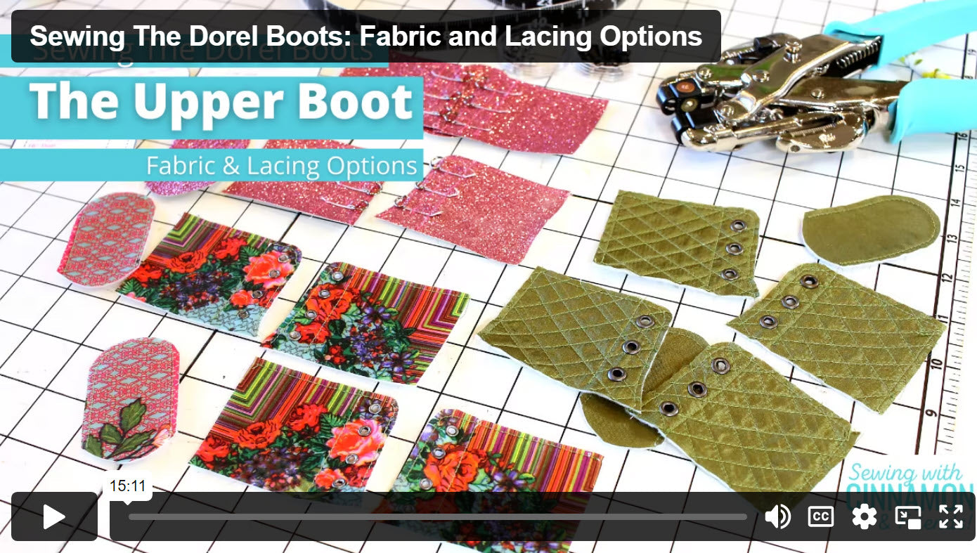 SWC Classes Sewing The Dorel Boots Master Class Video Course Pixie Faire