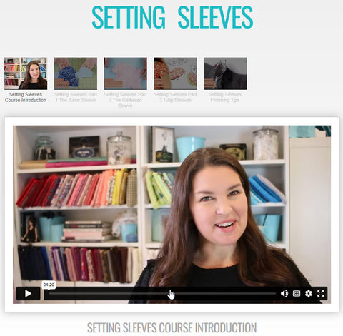 SWC Classes Setting Sleeves Master Class Video Course Pixie Faire