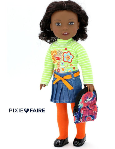 Doll Joy WellieWishers Joy Skirt 14.5" Doll Clothes Pattern Pixie Faire