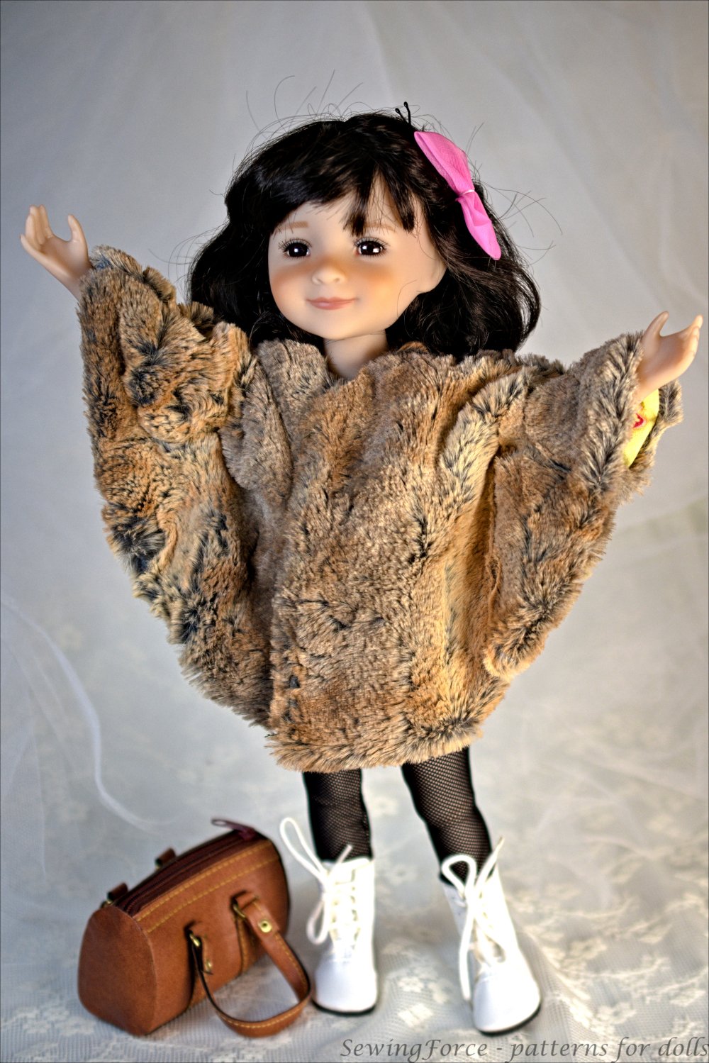 Sewing Force Ruby Red Fashion Friends Classic Rain or Winter Jacket Doll Clothes Pattern for Ruby Red Fashion Friends™ Pixie Faire