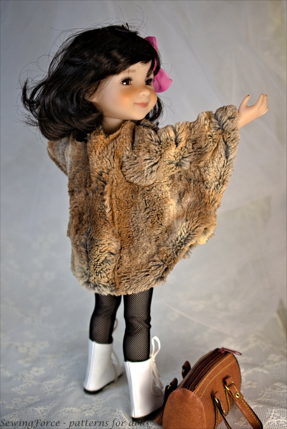 Sewing Force Ruby Red Fashion Friends Classic Rain or Winter Jacket Doll Clothes Pattern for Ruby Red Fashion Friends™ Pixie Faire