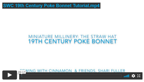 SWC Classes Miniature Millinery The Straw Hat Master Class Video Course Pixie Faire