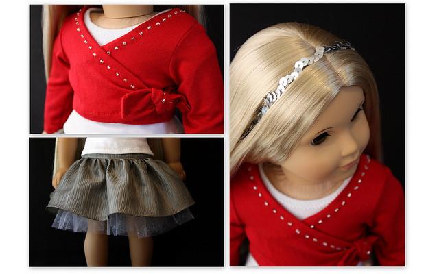 Heritage Doll Fashions 18 Inch Modern Wrap and Vest 18" Doll Clothes Pixie Faire