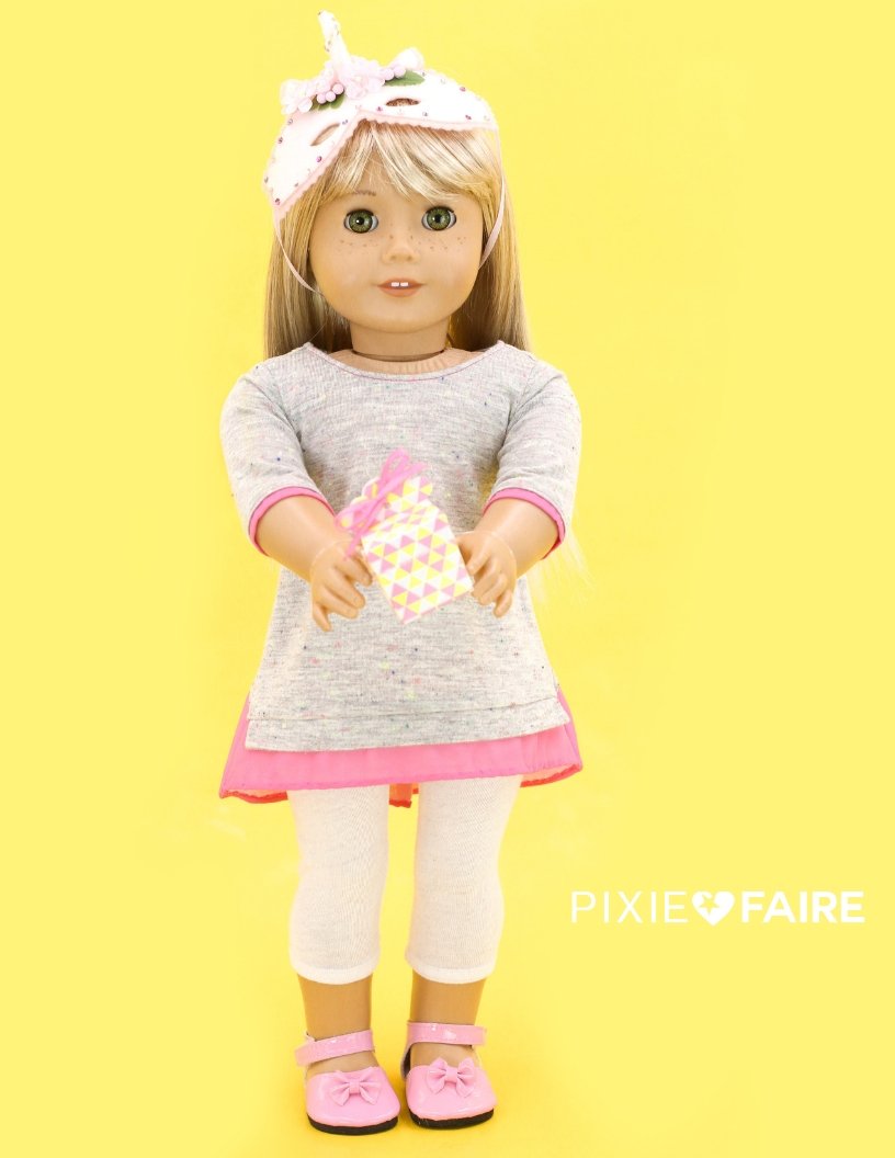 Seams to Streams 18 Inch Modern Sheer Delight Top 18" Doll Clothes Pattern Pixie Faire