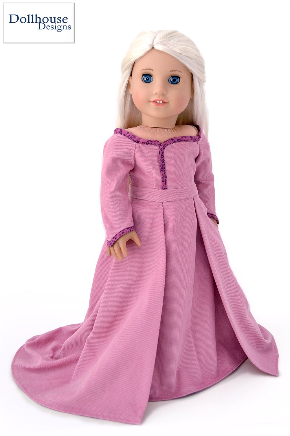 Dollhouse Designs 18 Inch Modern A Regal Celebration 18" Doll Clothes Pattern Pixie Faire