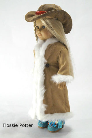 Flossie Potter 18 Inch Historical '70s Triple Play Coats 18" Doll Clothes Pattern Pixie Faire