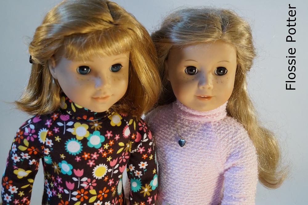 Flossie Potter 18 Inch Historical 1970s Body Suit 18" Doll Clothes Pixie Faire