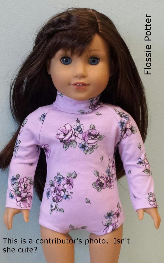 Flossie Potter 18 Inch Historical 1970s Body Suit 18" Doll Clothes Pixie Faire