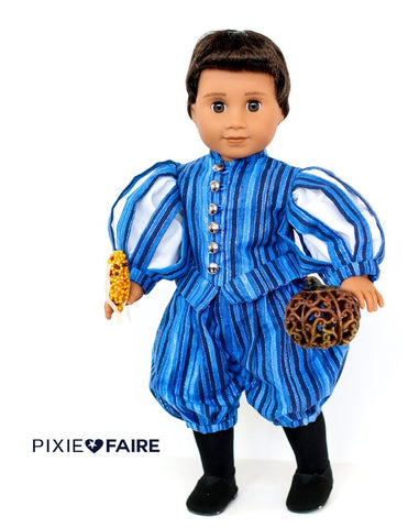 Stitchery By Snowflake 18 Inch Historical Le Premier Prince 18" Doll Clothes Pattern Pixie Faire