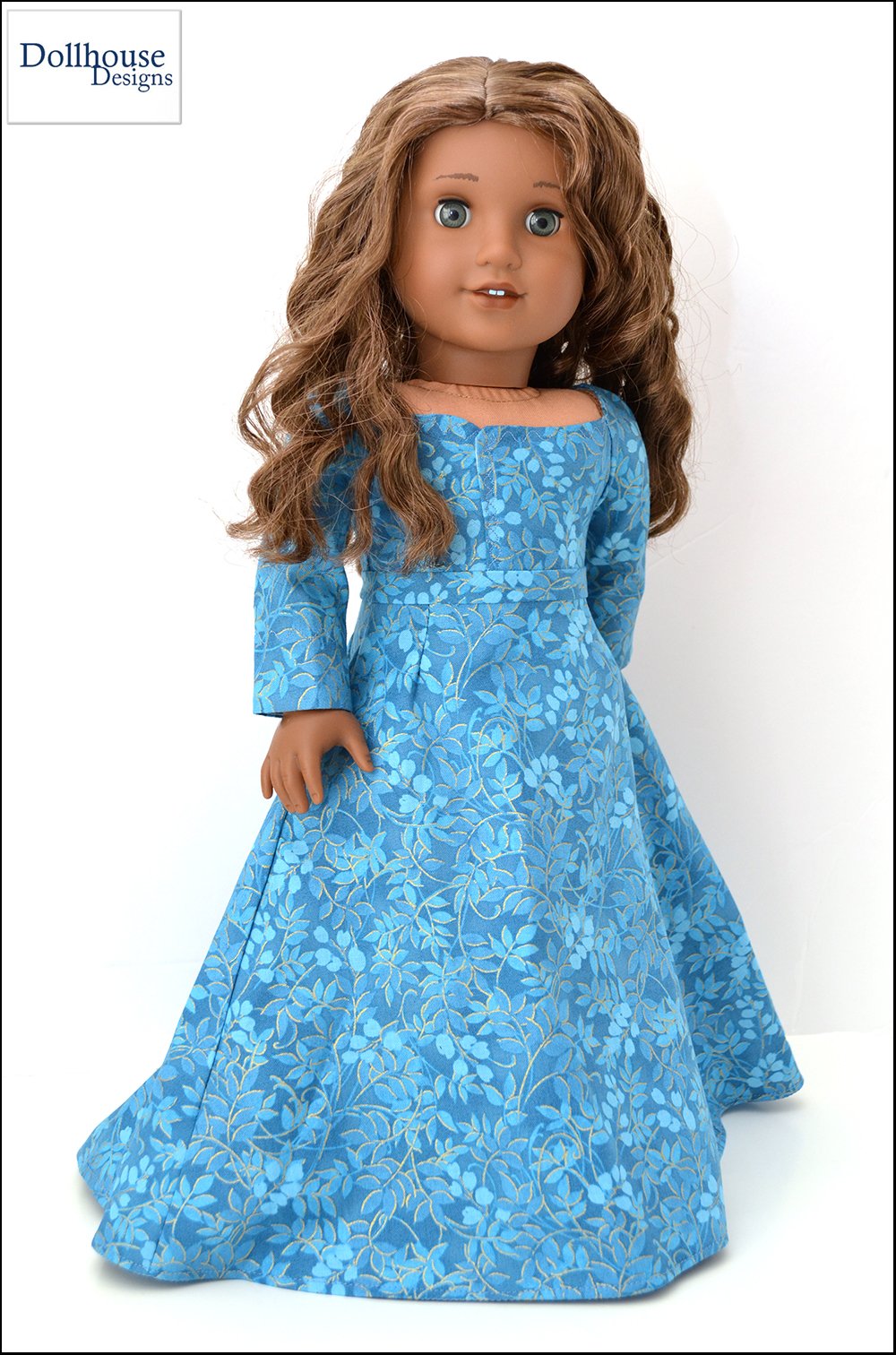 Dollhouse Designs 18 Inch Modern A Regal Celebration 18" Doll Clothes Pattern Pixie Faire