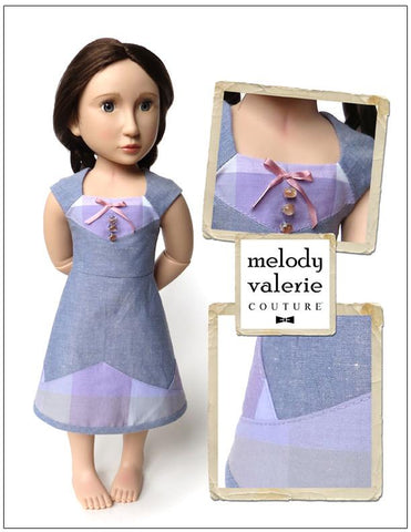Melody Valerie Couture A Girl For All Time New Girl Dress for AGAT Dolls Pixie Faire