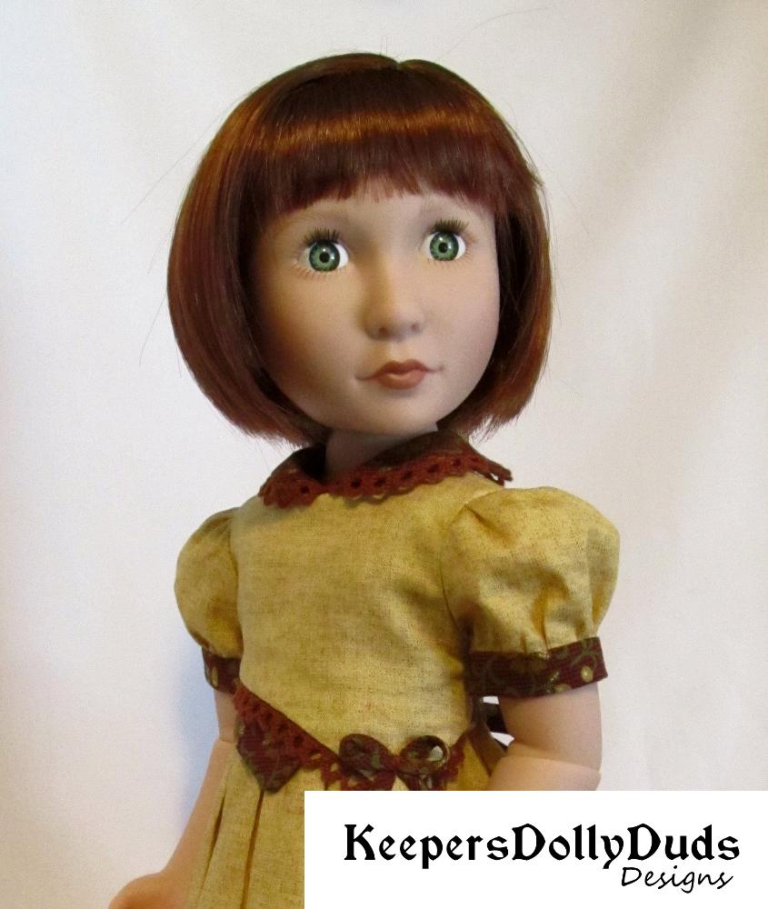 Keepers Dolly Duds Designs A Girl For All Time Bodice Details Dress Pattern For A Girl For All Time Dolls Pixie Faire