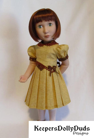 Keepers Dolly Duds Designs A Girl For All Time Bodice Details Dress Pattern For A Girl For All Time Dolls Pixie Faire