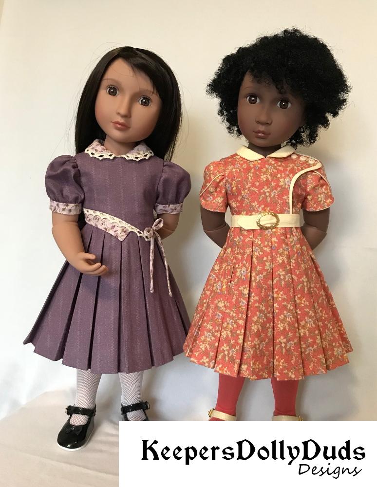 Keepers Dolly Duds Designs A Girl For All Time Bodice Details Dress Pattern For A Girl For All Time Dolls Pixie Faire