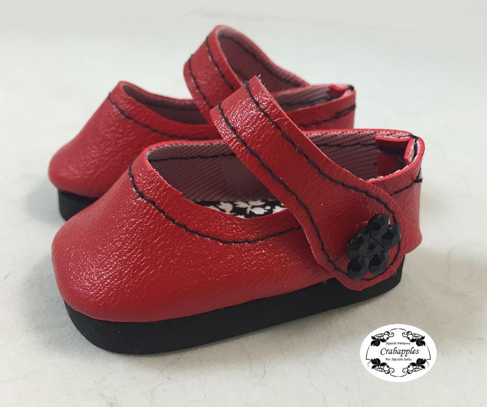 Crabapples A Girl For All Time Classic Shoe Pattern for AGAT Dolls Pixie Faire