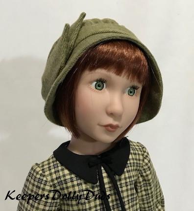 Keepers Dolly Duds Designs A Girl For All Time Downtown 1920s Dress and Hat Pattern For A Girl For All Time Dolls Pixie Faire