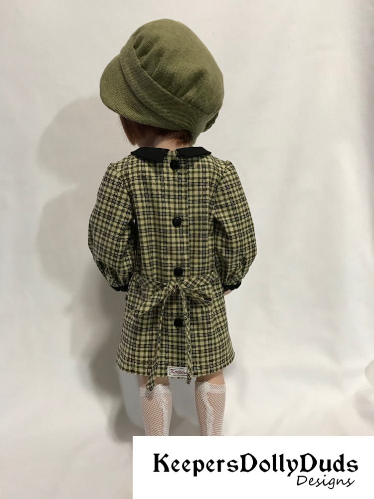 Keepers Dolly Duds Designs A Girl For All Time Downtown 1920s Dress and Hat Pattern For A Girl For All Time Dolls Pixie Faire