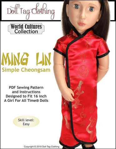 Doll Tag Clothing A Girl For All Time Ming Lin Pattern for A Girl For All Time Dolls Pixie Faire