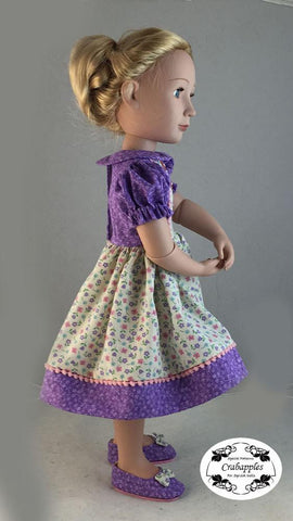 Crabapples A Girl For All Time School Girl Dresses Pattern for AGAT Dolls Pixie Faire