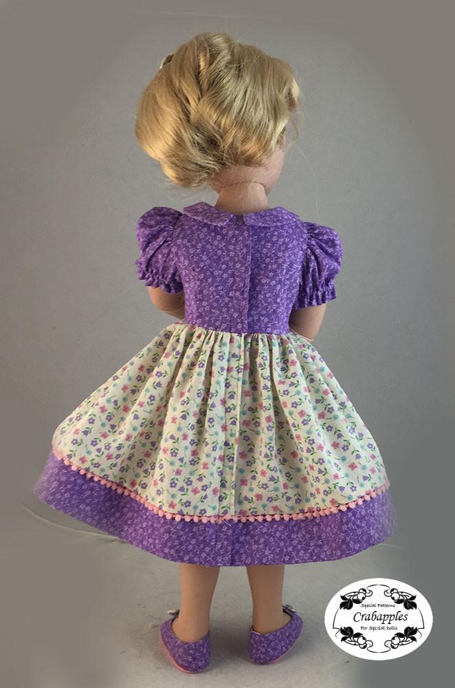 Crabapples A Girl For All Time School Girl Dresses Pattern for AGAT Dolls Pixie Faire