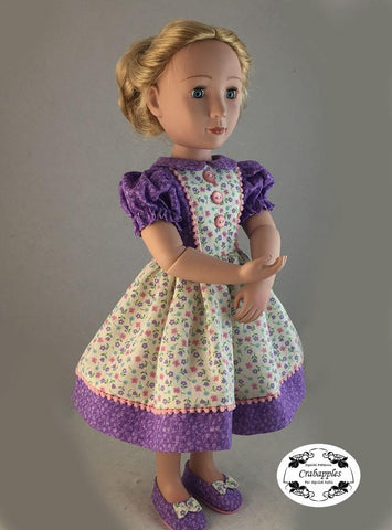 Crabapples A Girl For All Time School Girl Dresses Pattern for AGAT Dolls Pixie Faire
