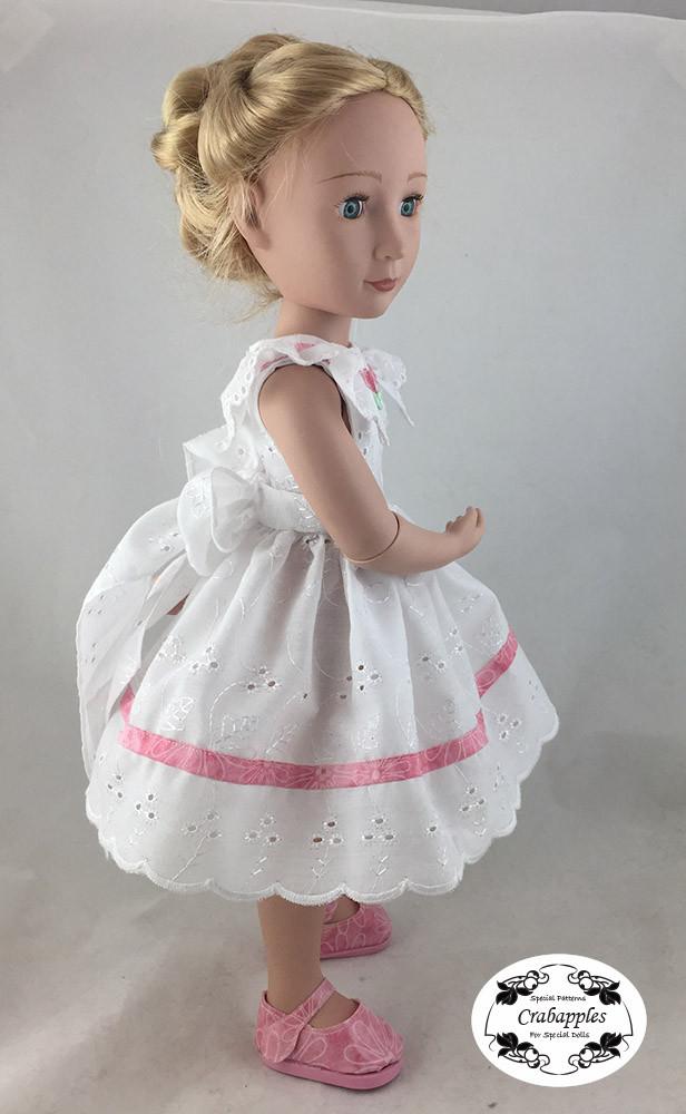 Crabapples A Girl For All Time Sunday Best Pattern for AGAT Dolls Pixie Faire