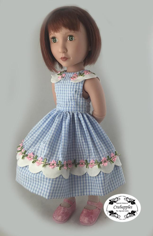 Crabapples A Girl For All Time Sunday Best Pattern for AGAT Dolls Pixie Faire