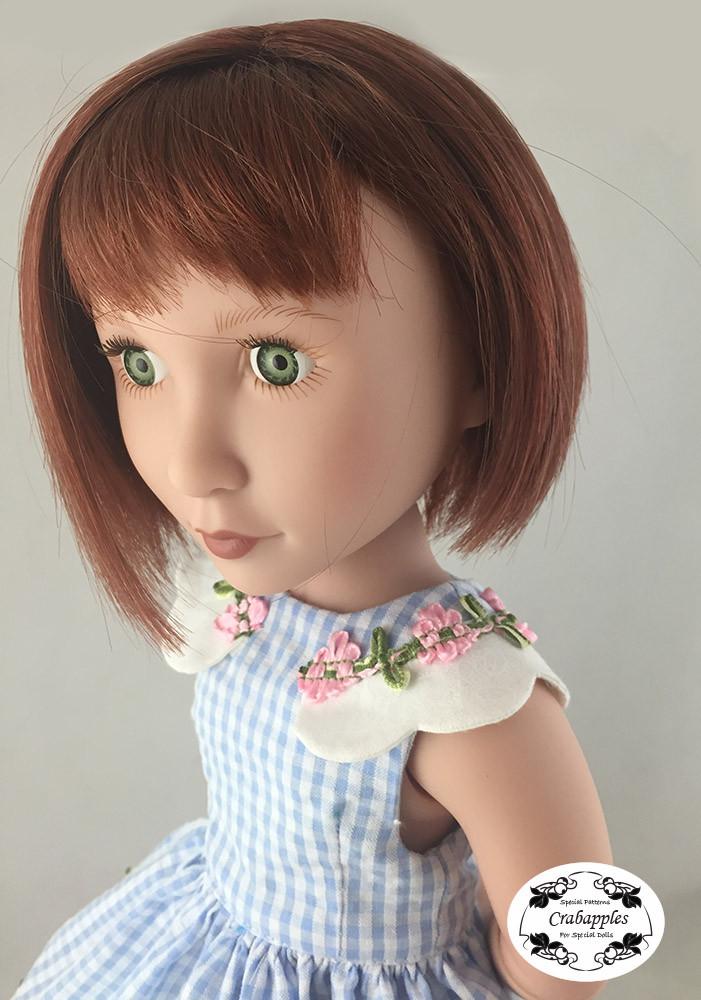 Crabapples A Girl For All Time Sunday Best Pattern for AGAT Dolls Pixie Faire