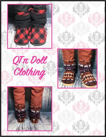 QTπ Doll Clothing A Girl For All Time Sweater Mukluks Pattern For A Girl For All Time Dolls Pixie Faire