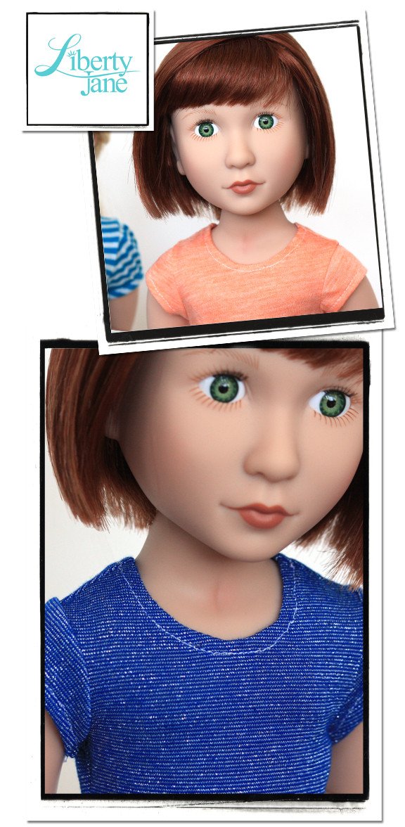Liberty Jane A Girl For All Time FREE T-Shirt Pattern for AGAT Dolls Pixie Faire